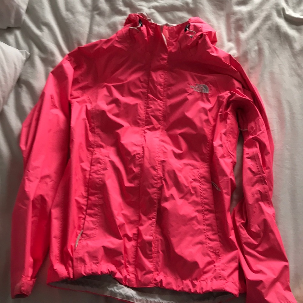 north face rain coat